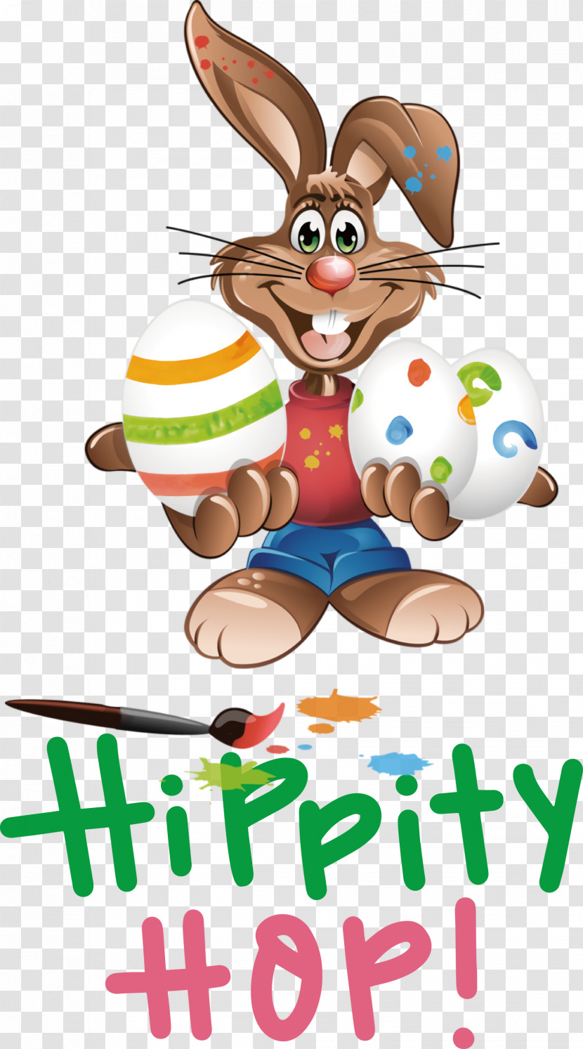 Happy Easter Hippity Hop Transparent PNG