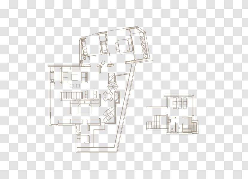 Floor Plan Angle - Design M - Luxury Hotel Label Transparent PNG