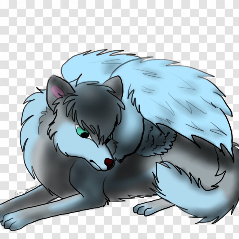 Whiskers Cat Dog Kitten Canidae - Cartoon - Wolf Howling In The Moonlight Transparent PNG