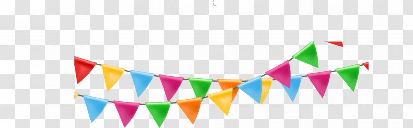 Paper Ribbon Balloon - Triangle - Festival Flag Streamers Transparent PNG