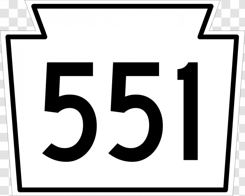 Number Logo Brand Clip Art Line - Route 66 Transparent PNG