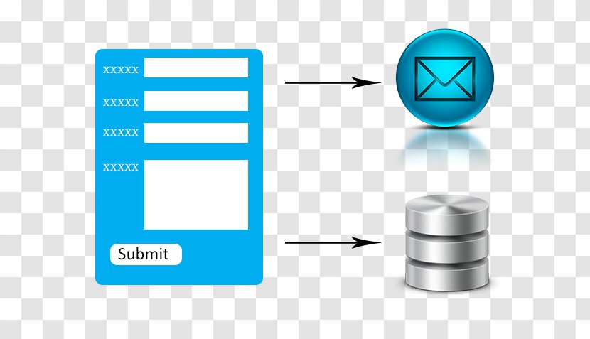 Email Product Form Landing Page Design - Database Transparent PNG
