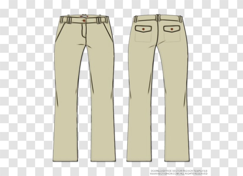 Clothing Jeans Khaki Trousers Pocket - Pants Denim Transparent PNG