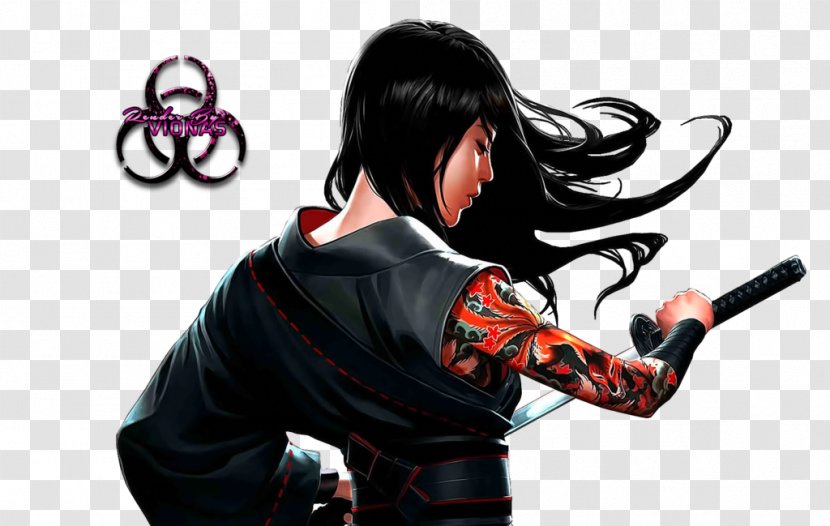 Point Blank Sasuke Uchiha Samurai Onna-bugeisha Yakuza - Woman Transparent PNG