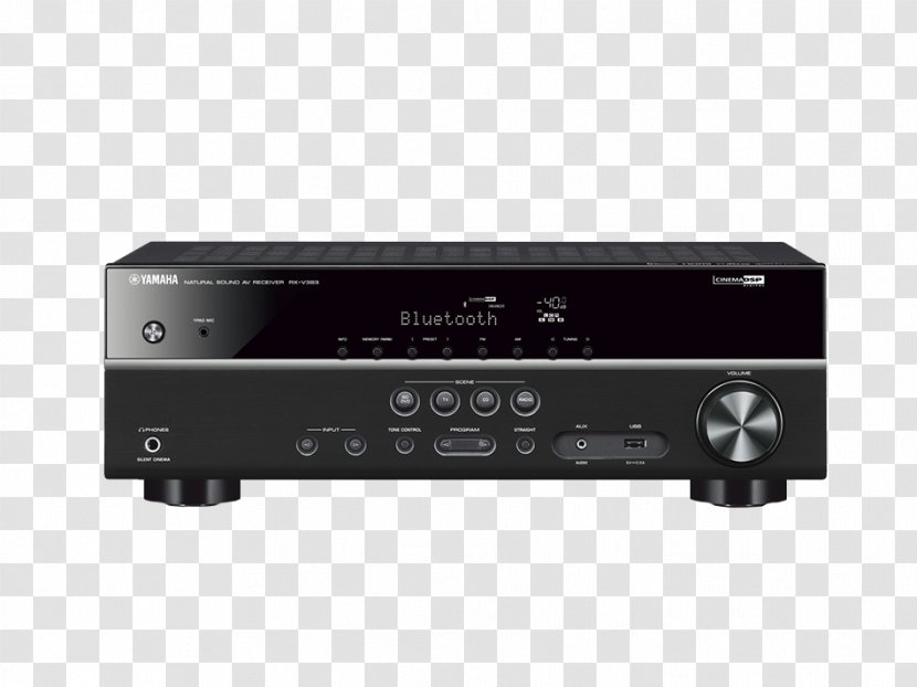 AV Receiver Home Theater Systems 5.1 Surround Sound Yamaha Corporation HDMI - Av - Electronic Device Transparent PNG
