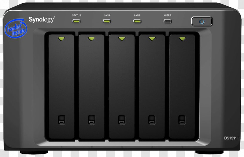 Synology Inc. Network Storage Systems Backup DiskStation DS1511+ Time Machine - Server - Minar Transparent PNG