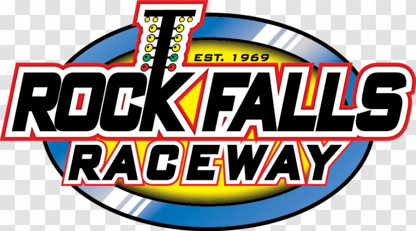 Rock Falls Raceway Drag Racing Race Track Logo Auto Transparent PNG