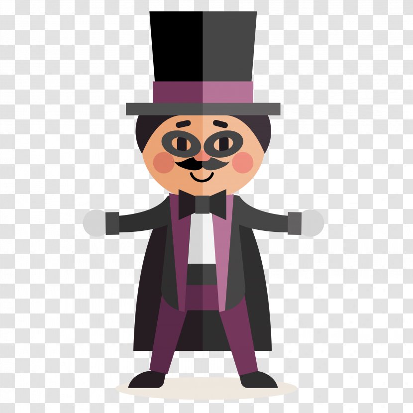 Circus Download - Human Behavior - Flat Character Magician Transparent PNG