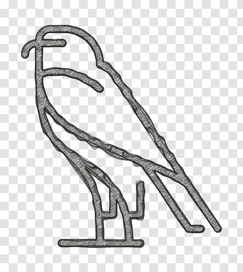 Egypt Line Craft Icon Bird Icon Eagle Icon Transparent PNG