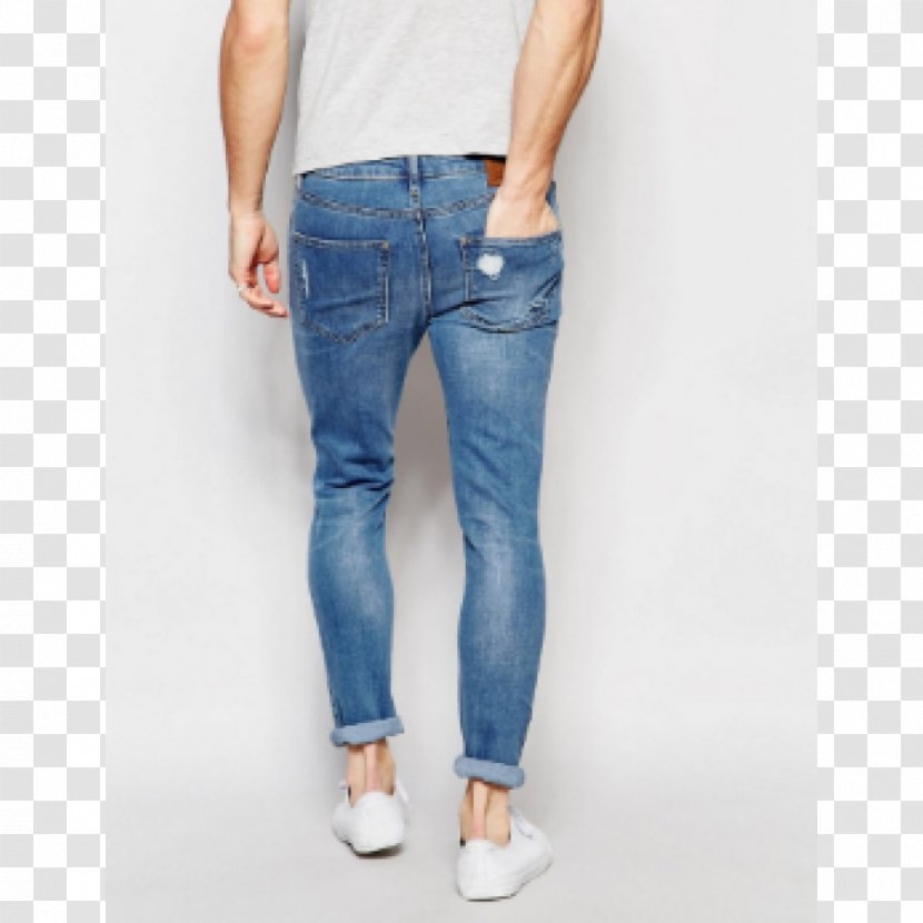 Jeans Denim Fashion Pants Leggings - Men's Transparent PNG