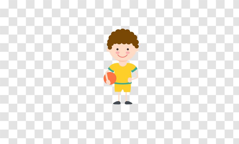 Football Drawing - Fictional Character - Curly Boy Transparent PNG