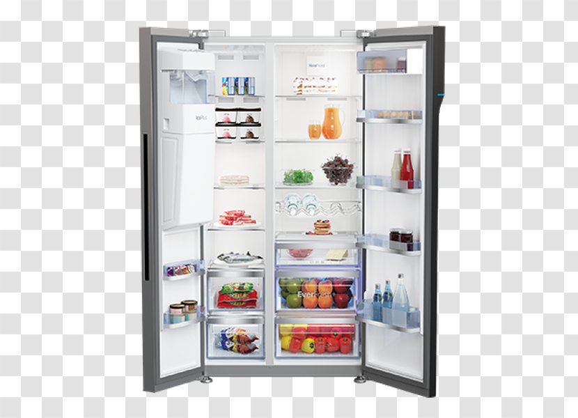 BEKO Beko SideB GN 162531 ZFX A++ Sr Refrigerator Home Appliance Freezers Transparent PNG