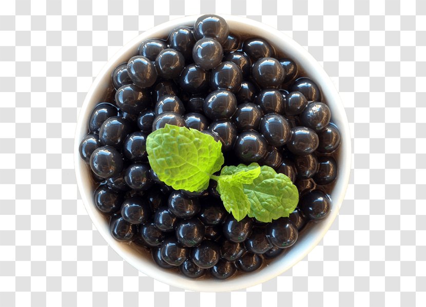 Blueberry Bubble Tea Popping Boba Bilberry Superfood - Gastronomy Transparent PNG