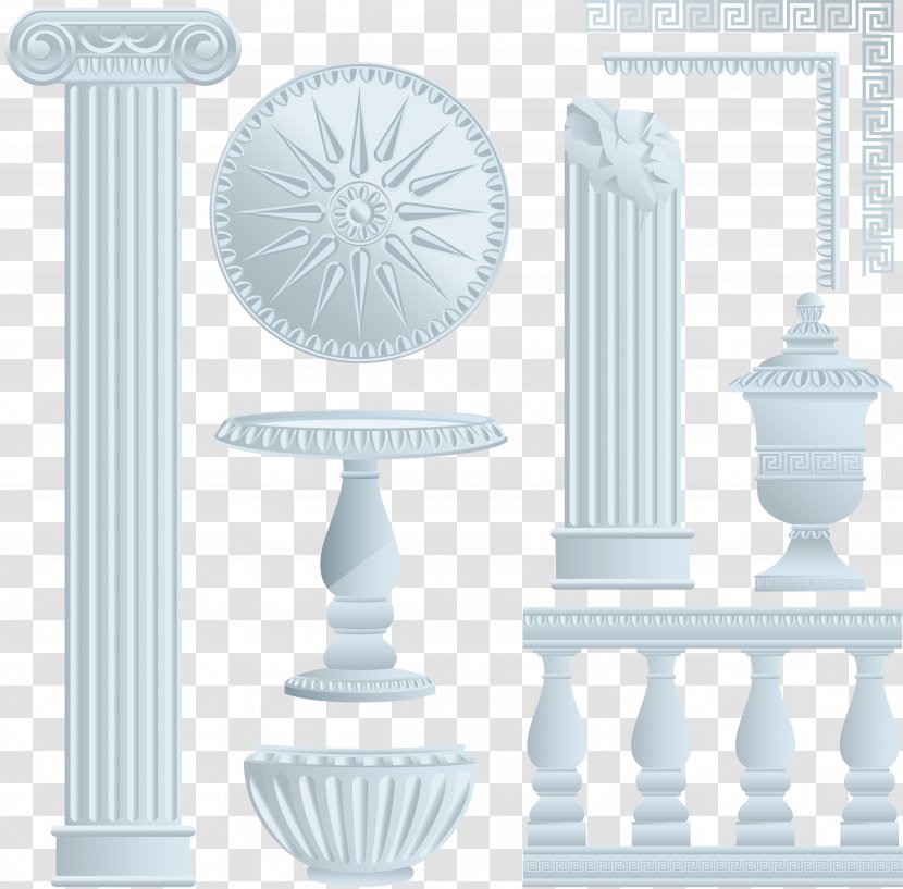 Ancient Roman Architecture Column Visual Design Elements And Principles Ionic Order Transparent PNG