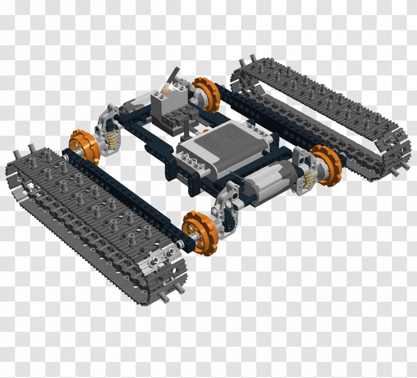 Lego Technic Toy Electric Motor Servomotor - Continuous Track Transparent PNG