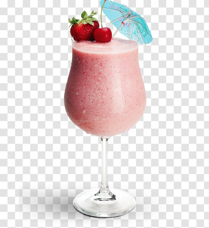 Cocktail RumChata Strawberry Juice Fizzy Drinks - Milkshake Transparent PNG