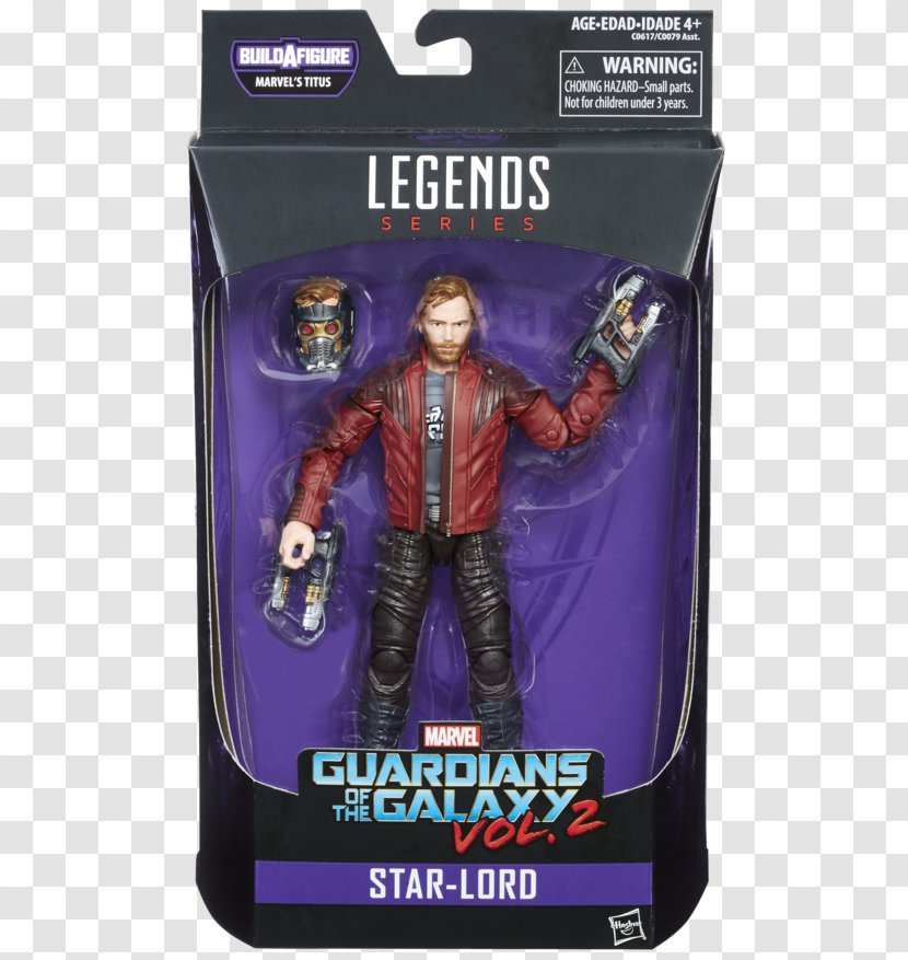 Star-Lord Drax The Destroyer Yondu Nova Marvel Legends - Action Toy Figures - Chris Pratt Transparent PNG