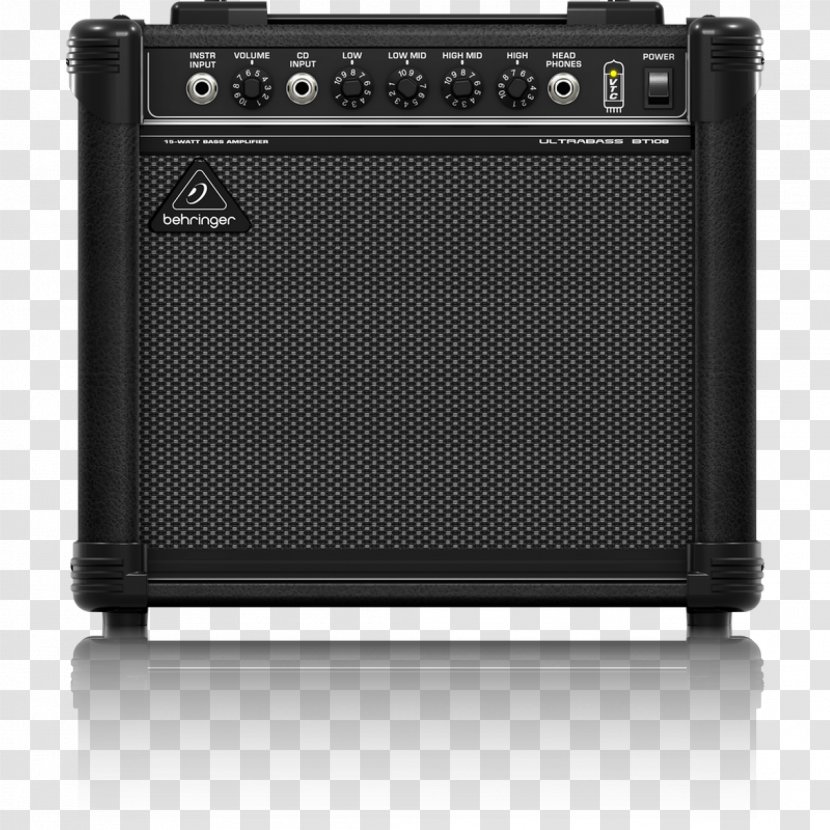 Guitar Amplifier Audio BEHRINGER ULTRABASS BT108 - Heart - Bass Transparent PNG