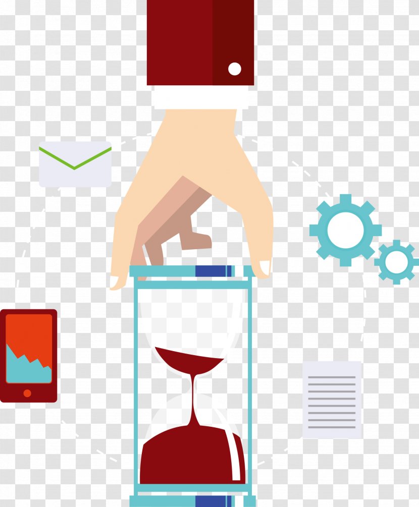 Hourglass Drawing - Animation - Holding Transparent PNG