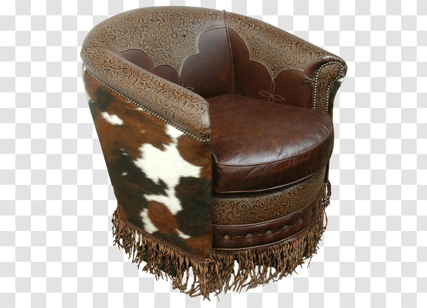 Chair Leather - Brown - Practical Wooden Tub Transparent PNG