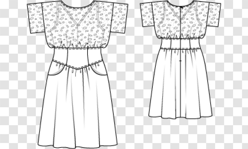 Burda Style Dress Magazine Skirt Pattern - Day Transparent PNG