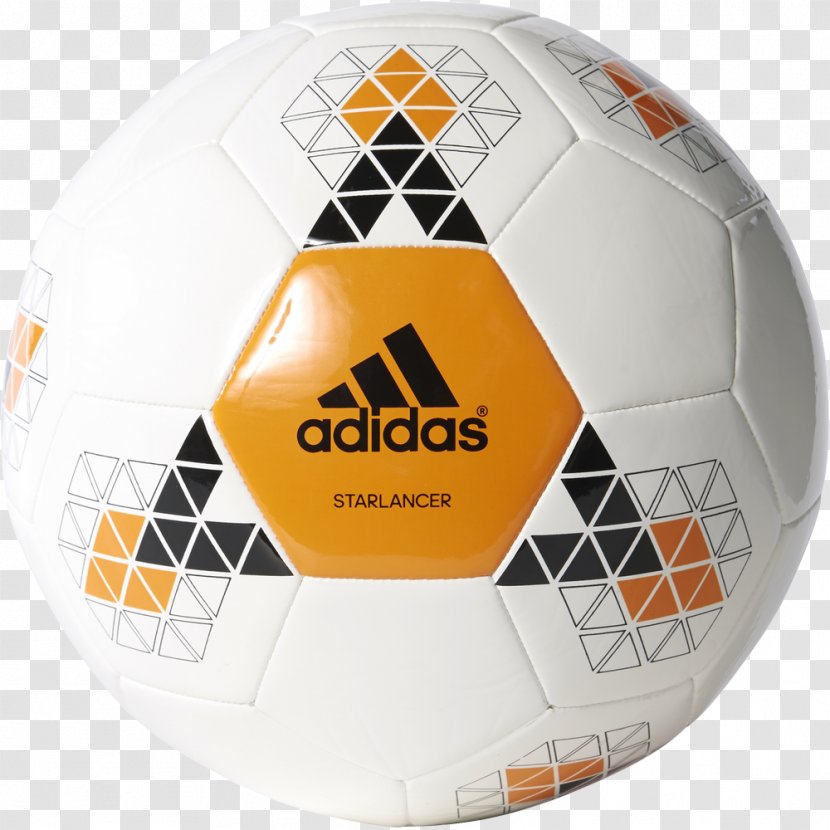 Adidas STARLANCER V - Pallone - Football Starlancer White/Shock Blue/Black Performance Soccer Training Ball Size 5Victory Vision Front Transparent PNG