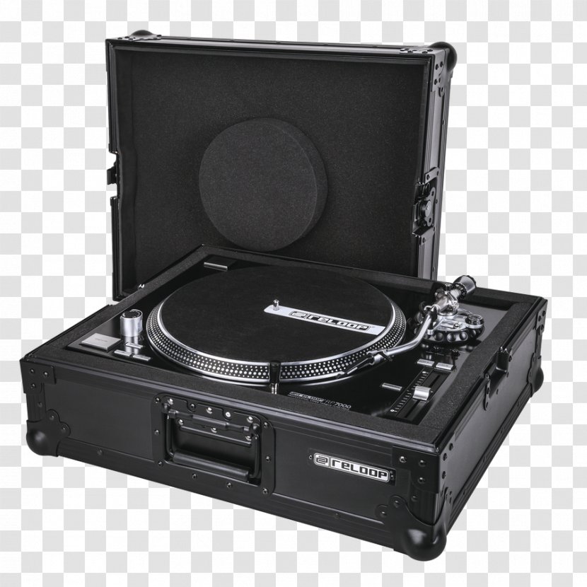 Audio Mixers Turntablism DJ Mixer Road Case Disc Jockey - Reloop Cover Rp70008000 - Turntable Transparent PNG