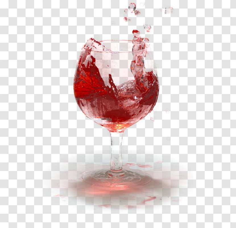 Red Wine Glass Cocktail - Food Transparent PNG