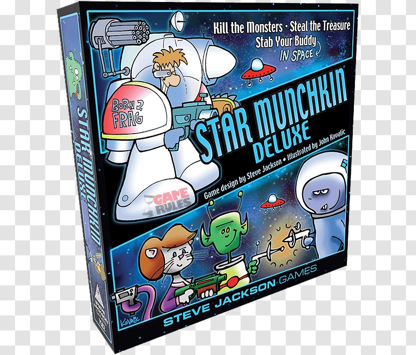 Steve Jackson Games Munchkin Deluxe Amazon.com Card Game - Toy Transparent PNG