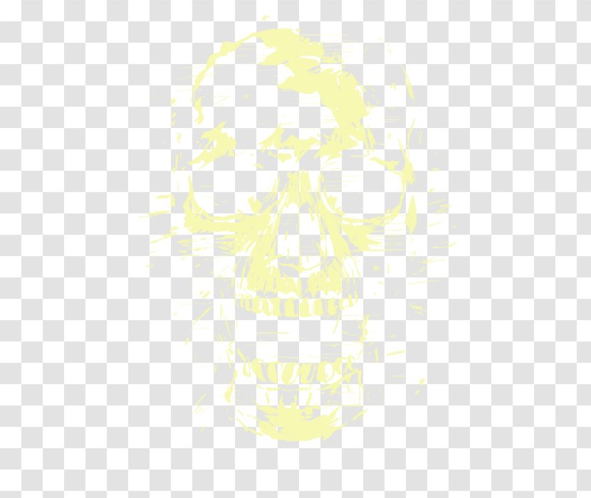 Nose Jaw Skull Sketch - Facial Hair - Scream Transparent PNG