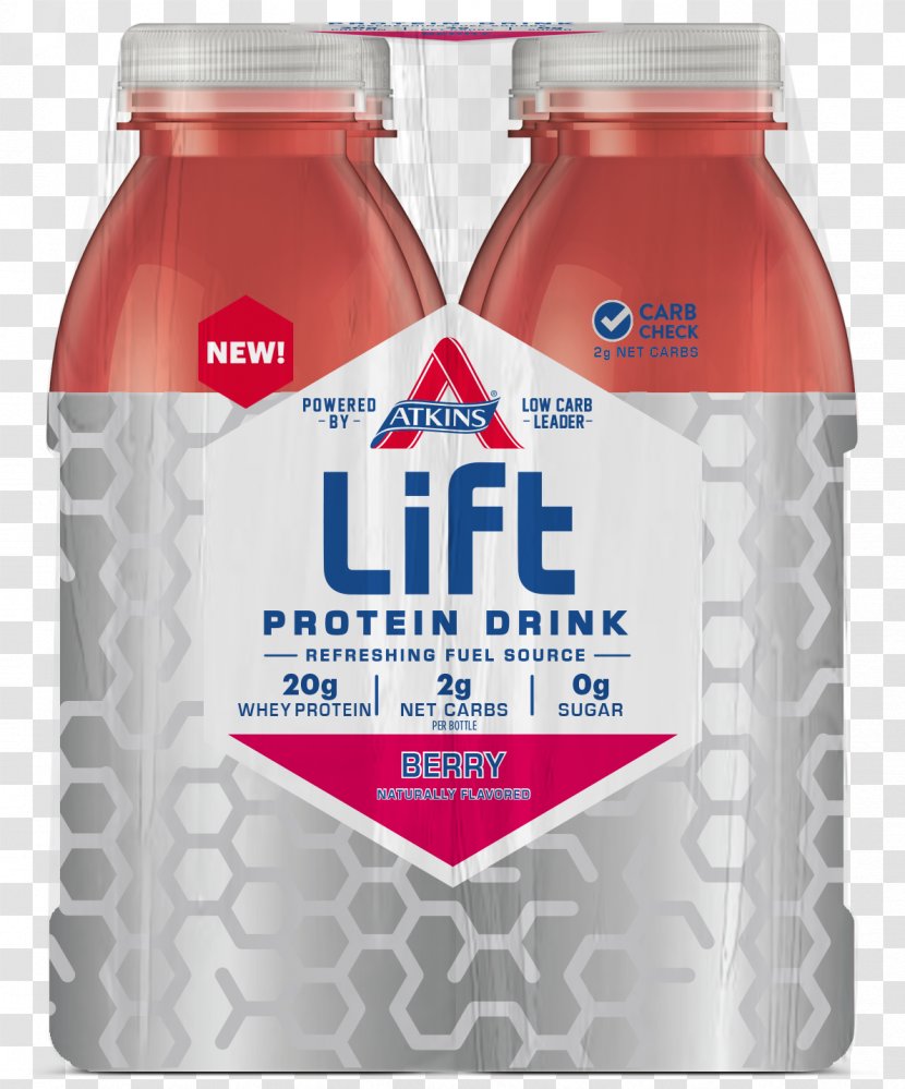 Milkshake Dietary Supplement Atkins Diet Protein - Water - Low Carb Transparent PNG
