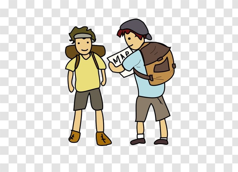 Backpacking Drawing Travel Illustration - Baseball Equipment - The Man With Map Transparent PNG