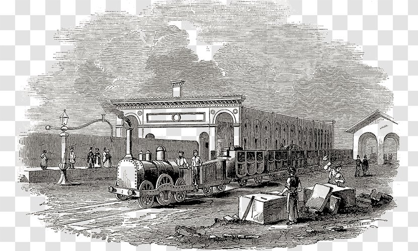Cambridge Railway Station Rail Transport Train History - Cartoon - Saffron Walden Cambs Transparent PNG
