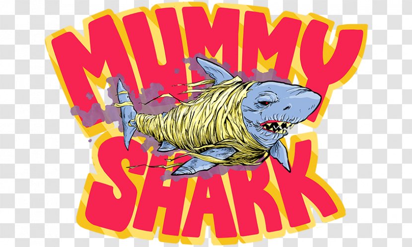 Shark Mummy Fish Monster - Pinkfong Baby Transparent PNG