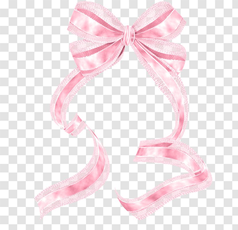 Pink Clip Art - Ribbon - Bow Transparent PNG