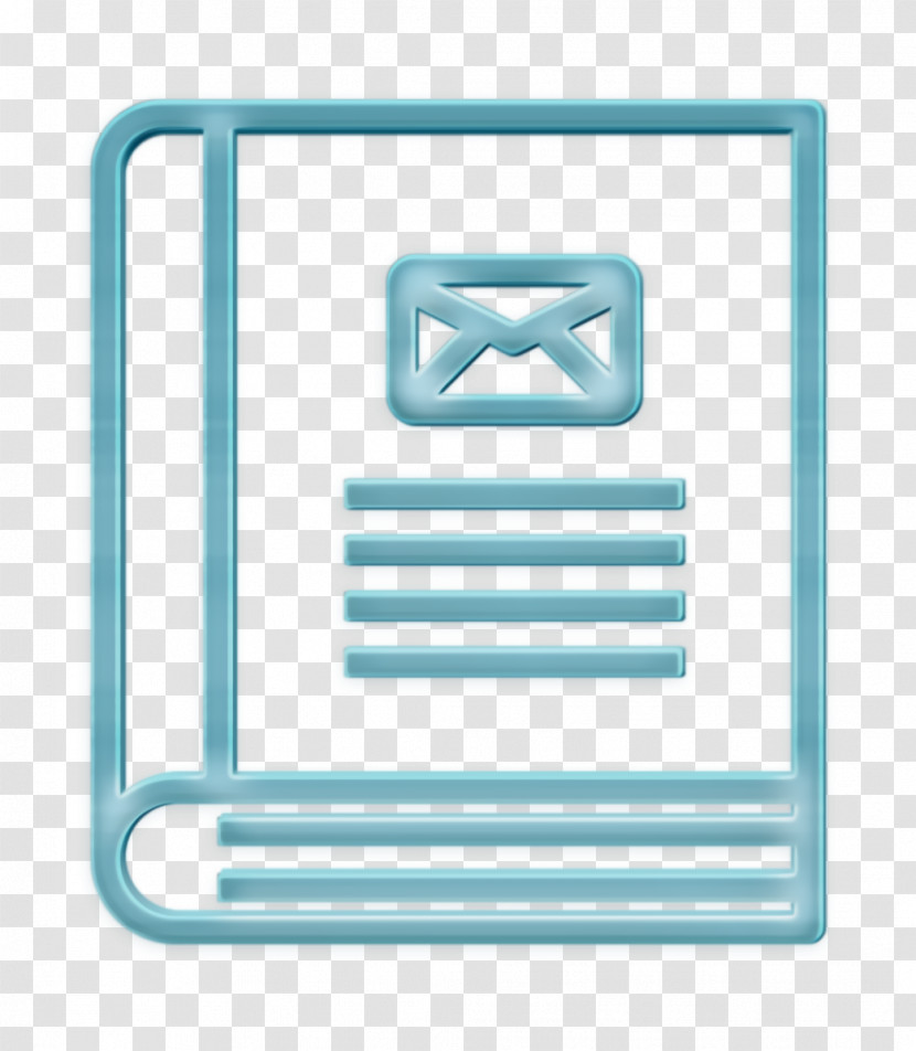 Contact And Message Icon Notepad Icon Contact Book Icon Transparent PNG