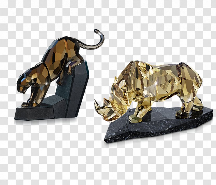 Swarovski AG Crystal Jewellery Rhinoceros Online Shopping - Figurine Transparent PNG