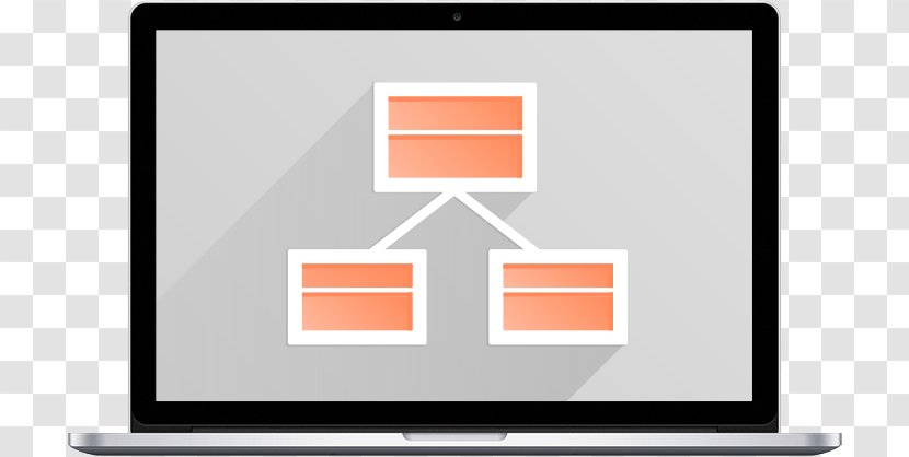 Lucidchart Diagram Flowchart Organizational Chart - Orange - Background Marketing Transparent PNG