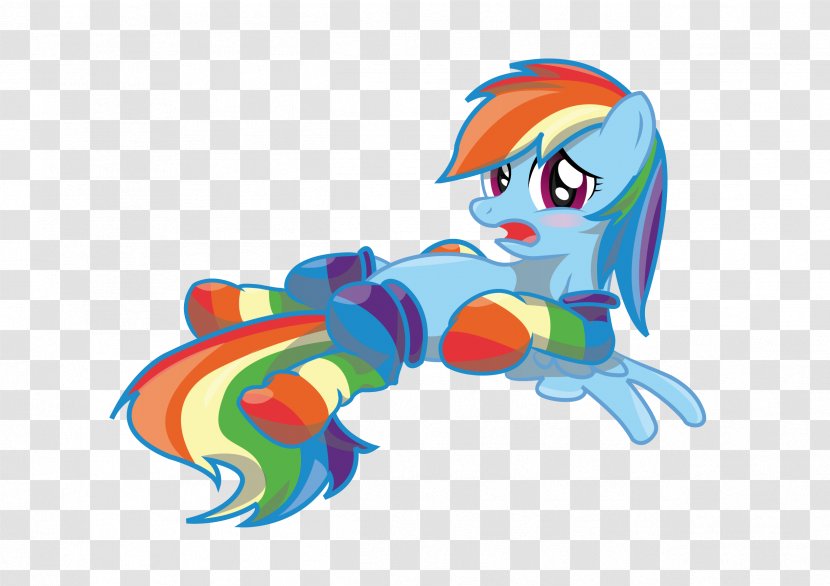 Rainbow Dash My Little Pony Twilight Sparkle Fluttershy - Knee Highs Transparent PNG