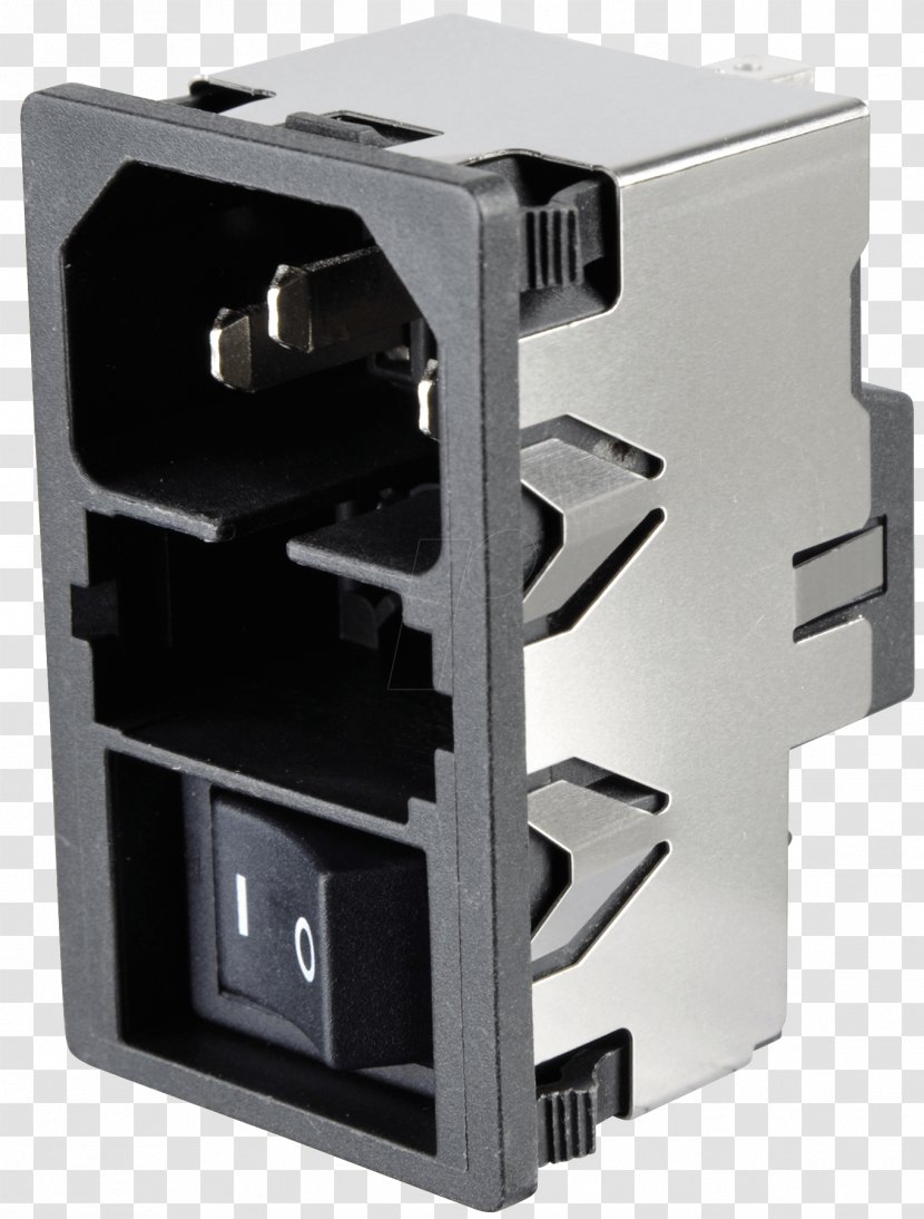 IEC 60320 Power Cord Fuse Electrical Connector Electronic Component - Device - Electromagnetic Shielding Transparent PNG