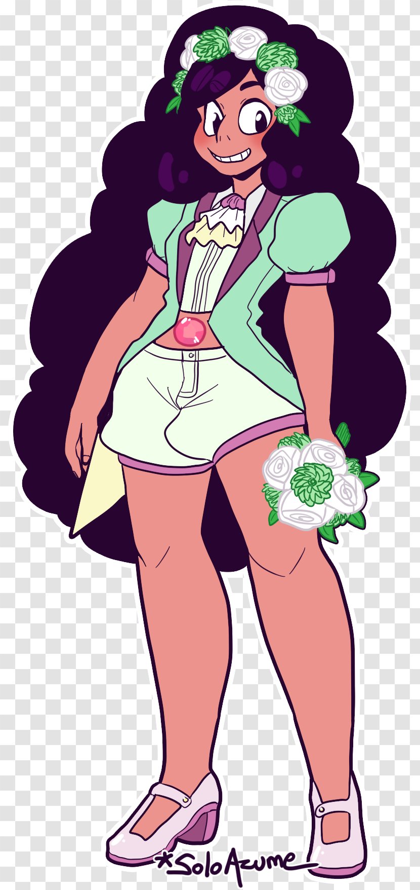 Stevonnie Garnet Steven Universe Connie - Flower Transparent PNG