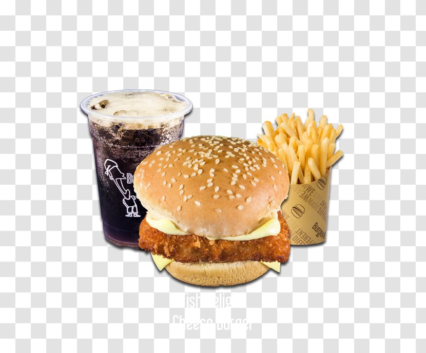 Cheeseburger Buffalo Burger Hamburger Fast Food Breakfast Sandwich - Quick - Junk Transparent PNG