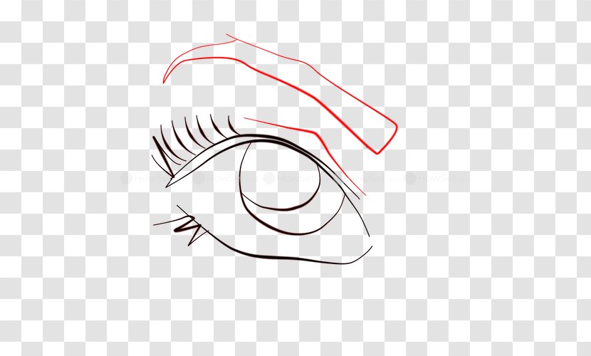 /m/02csf Drawing Eye Line Art Clip - Watercolor - Sushi Handmade Lesson Transparent PNG