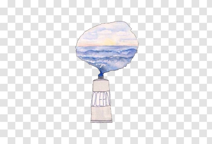 Watercolor Painting Drawing Art Wallpaper - Op - Sky Toothpaste Transparent PNG