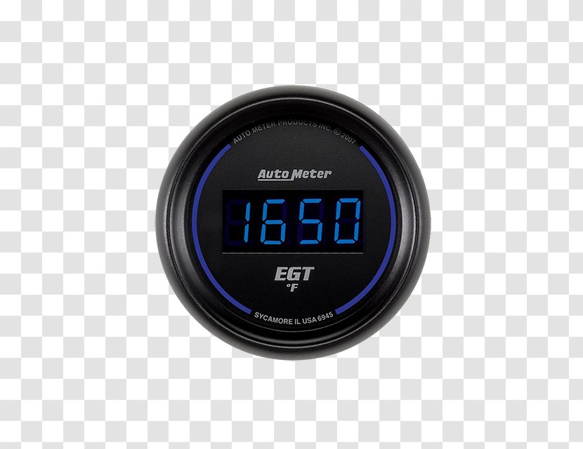Exhaust Gas Temperature Gauge Auto Meter Products, Inc. Electronics - Electronic Speedometer Transparent PNG