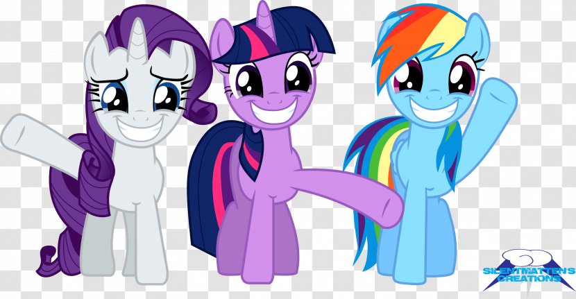 Pony Twilight Sparkle Pinkie Pie Rainbow Dash Applejack - Cartoon - My Little Transparent PNG