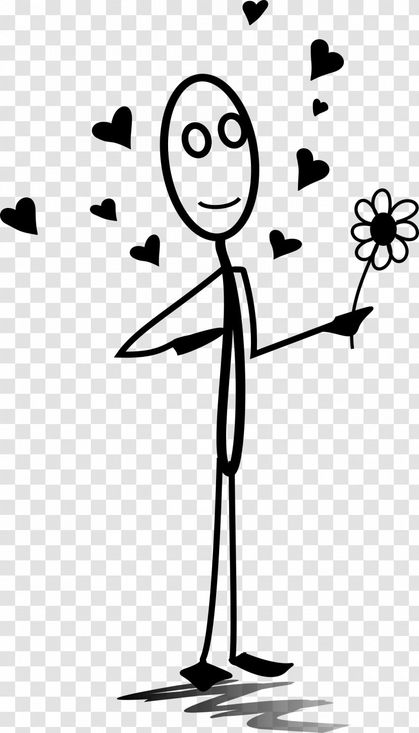 Stick Figure Love Drawing Clip Art - Animation - Lovers Transparent PNG