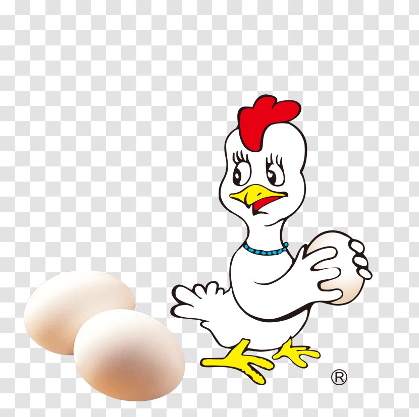 Chicken Duck Rooster Clip Art - Cartoon - Creative Cute Chick Transparent PNG