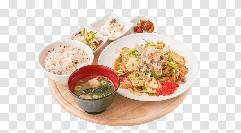 Cooked Rice Lunch Chinese Cuisine Thai Vegetarian - Food - Yaki Udon Transparent PNG