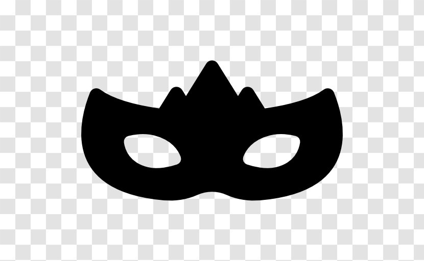Clip Art - Black And White - Mask Transparent PNG